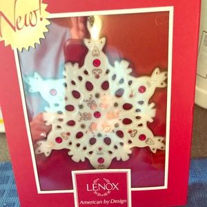 Lenox ceramic Christmas ornament